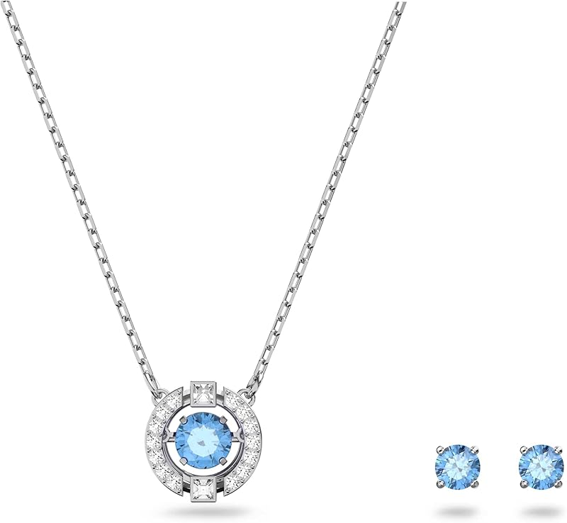Swarovski Sparkling Dance Crystal Necklace and Earrings Set Jewelry Series