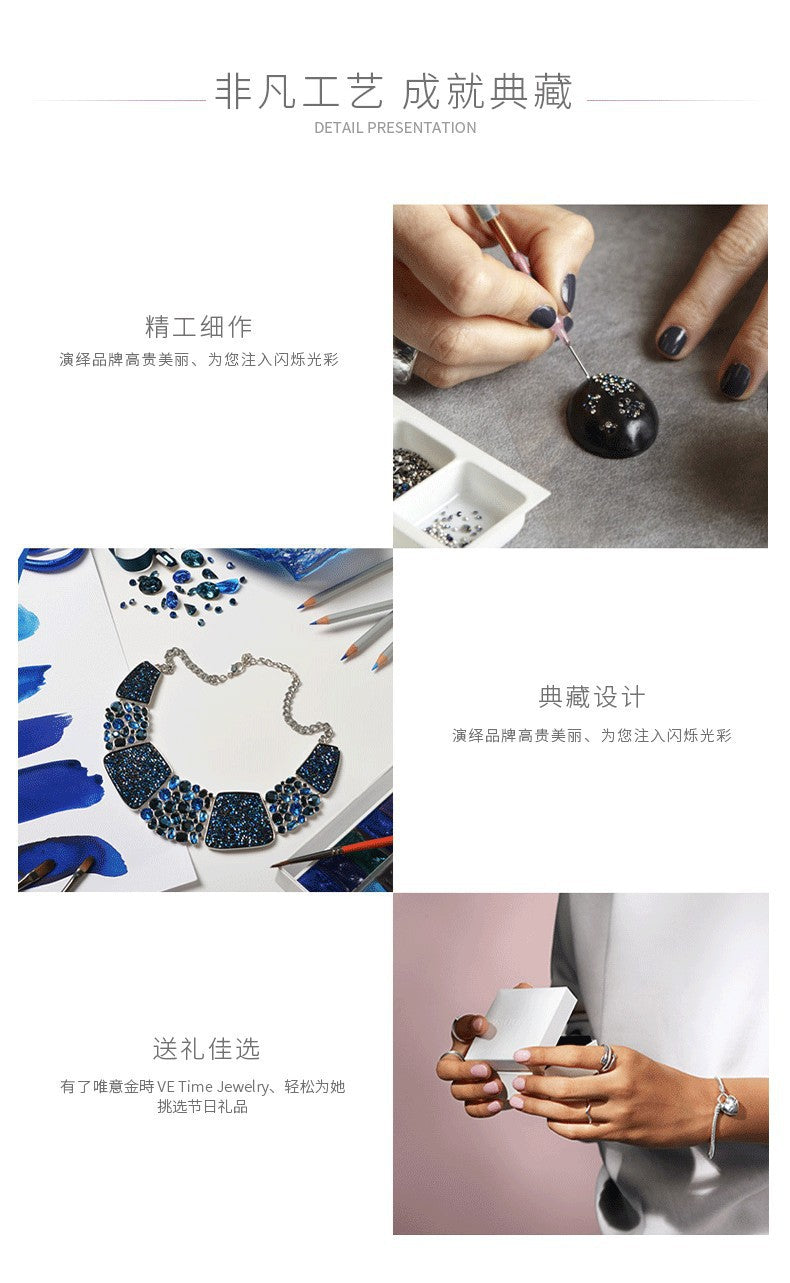 High-end Personality Design Copper Gold-plated Five-flower Lucky Clover Silver Color Jewelry Store Same Style Four-leaf Clover Bracelet for Women